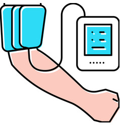 Pressure Measuring Device Color Icon