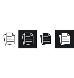 File Liner And Solid Icon Set In Black Color