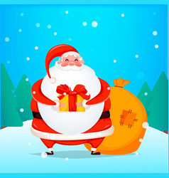 Merry Christmas Cheerful Santa Claus