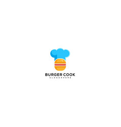 Premium Chef Burger Logo Design