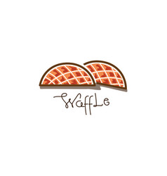 Waffle Icon Logo Color Design