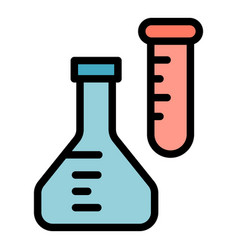 Chemical Pot Icon Flat