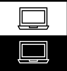 Laptop Icon Computer Symbol Modern Simple Icon