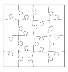 4x4 Puzzle Pieces