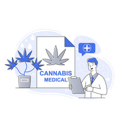 Cannabis Medical Concept