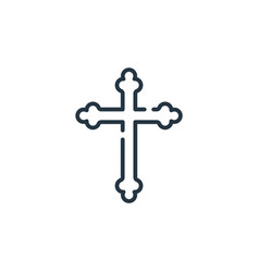 Cross Icon Editable Stroke Linear