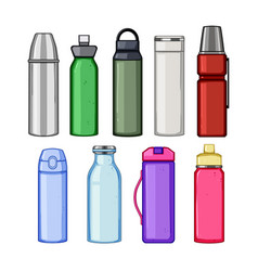 Thermos Bottle Set Cartoon