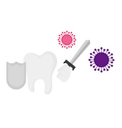 A Tooth Fighting Germs