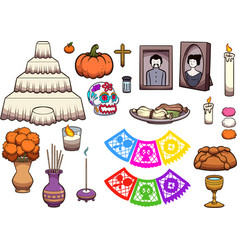 Dia De Los Muertos Altar Items