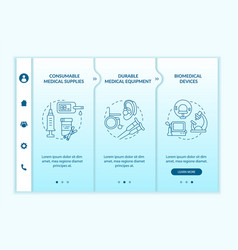 Medical Products Donation Categories Onboarding