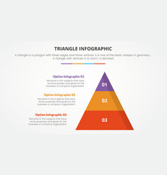 Infographic Triangle Concept For Slide