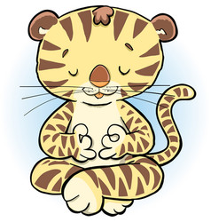 Little Tiger In Rest And Meditation2