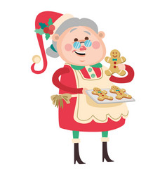 Grandma With Cookies Cartoon