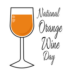 National Orange Wine Day Idea For Poster Banner