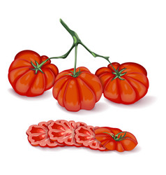 Sliced Beefsteak Tomato