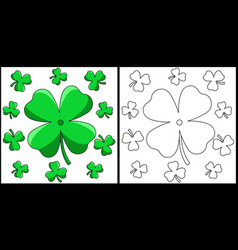 St Patricks Day Shamrock Coloring Page