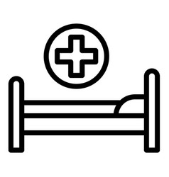 Hospital Bed Icon Outline Medical Patient