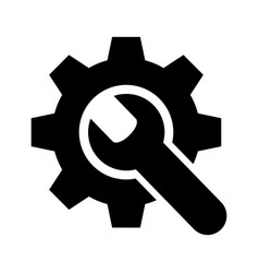 Wrench And Gear Icon