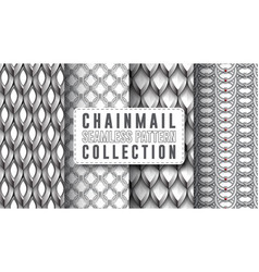 Chain Mail Seamless Pattern Collection