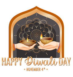 Happy Diwali Day Logo Design