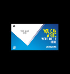 Blue Yellow Color Of Video Thumbnail