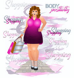 Body Positivity Shopping Plus Size Xxl Woman