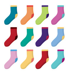 Set Of Children And Adult Unisex Socks Colorful