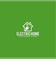 Electric Home Logo Template