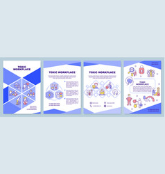 Toxic Workplace Brochure Template