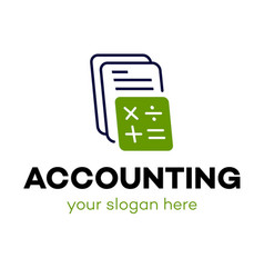 Accounting Logotype Isolated On White