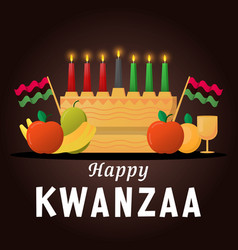 Gradient Design Happy Kwanzaa