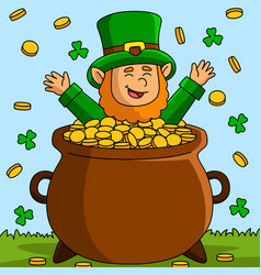 St Patricks Day Leprechaun Cartoon