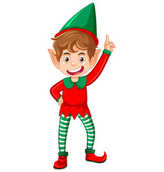 Christmas Elf Cartoon Character