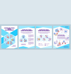 Handling Toxic Work Environment Brochure Template