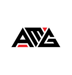 Amg Triangle Letter Logo Design