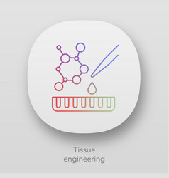 Tissue Engineering App Icon Repair Damaged Human