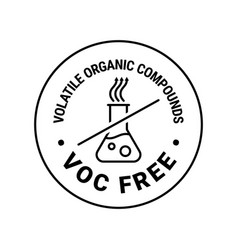 Voc - Volatile Organic Compounds Badge Icon