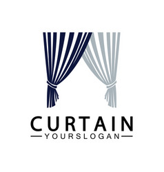 Curtain Logo Design Template