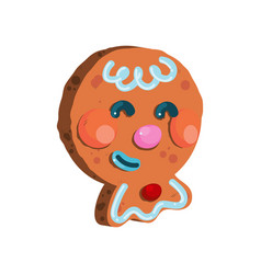 Gingerbread Man Cookie Face