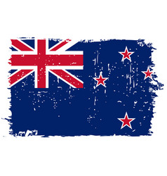 Grunge Flag Of New Zealand