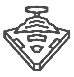 Imperial Star Destroyer Line Icon Star Wars