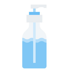 Liquid Soap Dispenser Icon Flat Isolated