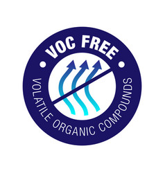 Voc - Volatile Organic Compounds Badge Icon