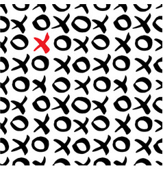 X And O Or Xo Symbols Seamless Pattern