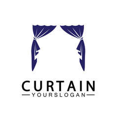 Curtain Logo Design Template