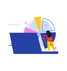 Radial Chart Analysis Composition