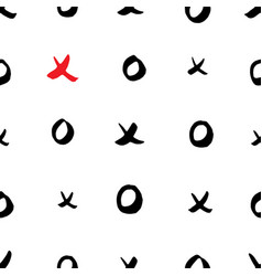 X And O Or Xo Symbols Seamless Pattern