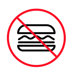 Dietary Restriction Or No Junk Food Icon