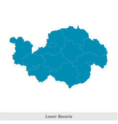 Map Of Lower Bavaria Is A Region In State