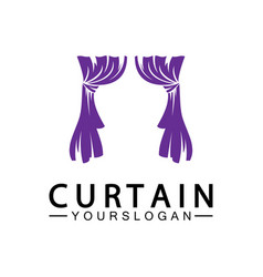 Curtain Logo Design Template